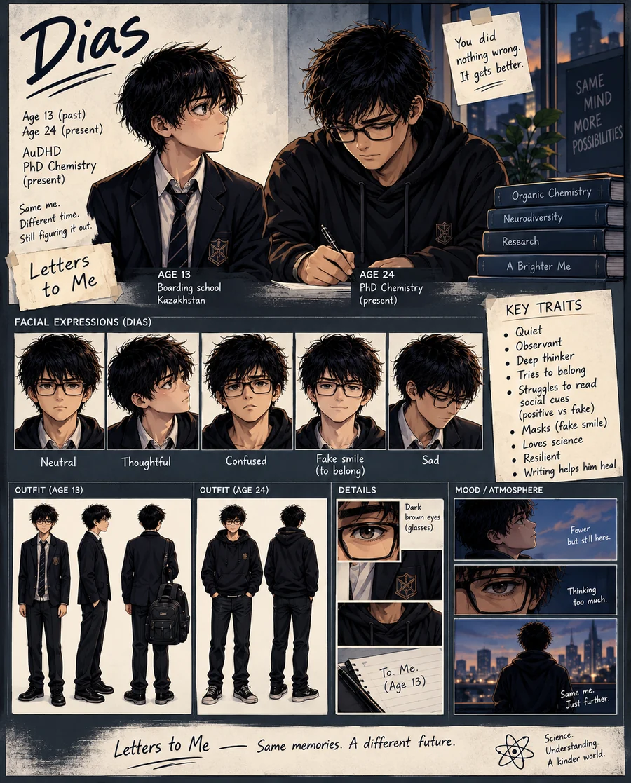 Dias, protagonist of Dias Aronov's comic